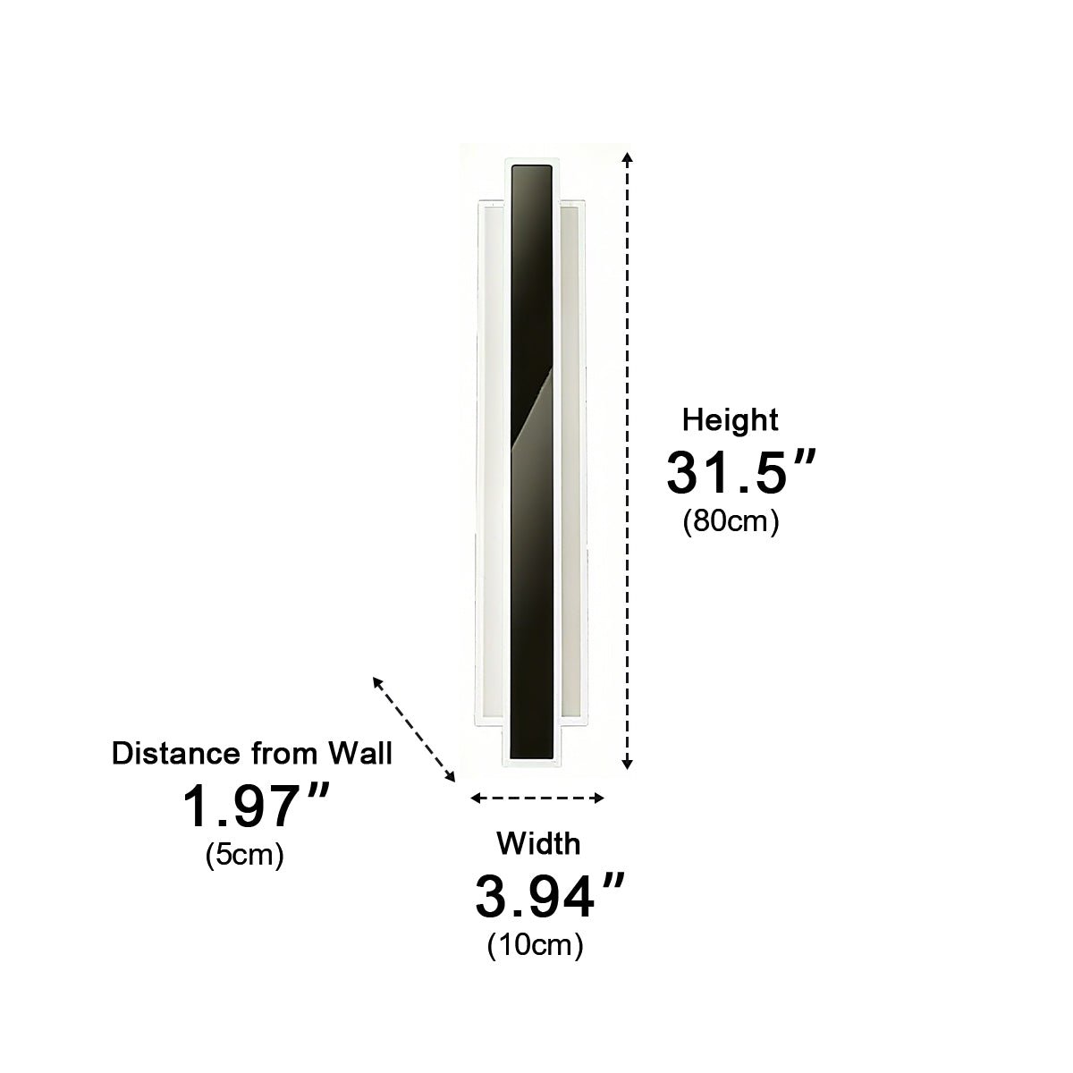 Modern Minimalist Long Strip LED Wall Sconces - Flyachilles