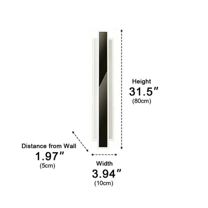 Modern Minimalist Long Strip LED Wall Sconces - Flyachilles