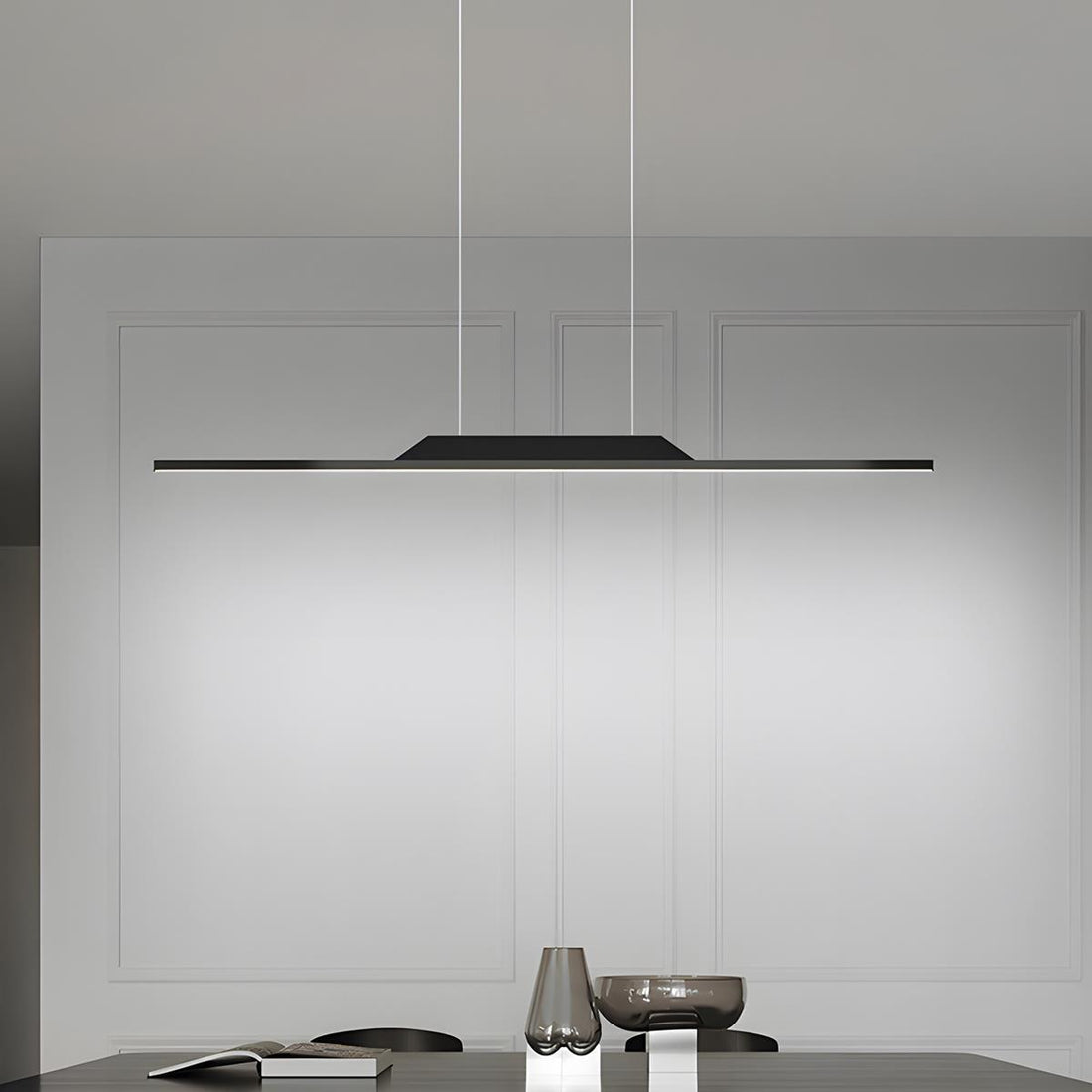 Modern Minimalist Long Strip Light LED Pendant Lights - Flyachilles