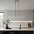 Modern Minimalist Long Strip Light Pendant Lights up and down adjustable - Flyachilles