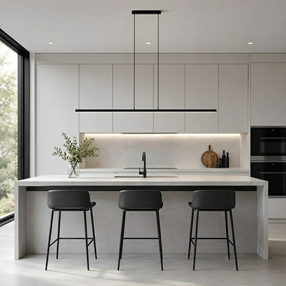 Modern Minimalist Long Strip Light Pendant Lights up and down adjustable - Flyachilles
