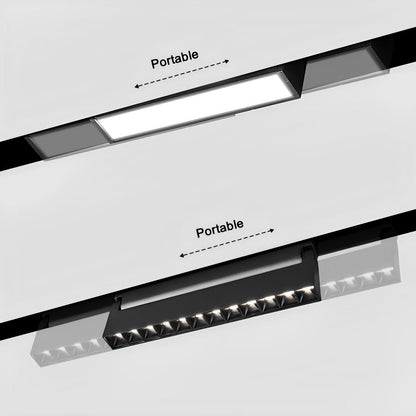 Modern Minimalist Mainless Lighting Magnetic DIY Track LED Recessed Ceiling Light - Flyachilles