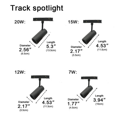Modern Minimalist Mainless Lighting Magnetic DIY Track LED Recessed Ceiling Light - Flyachilles