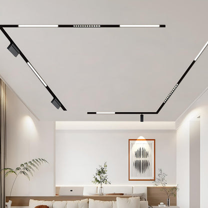 Modern Minimalist Mainless Lighting Magnetic DIY Track LED Recessed Ceiling Light - Flyachilles