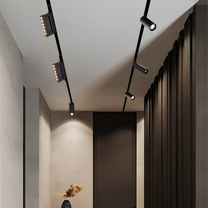Modern Minimalist Mainless Lighting Magnetic DIY Track LED Recessed Ceiling Light - Flyachilles