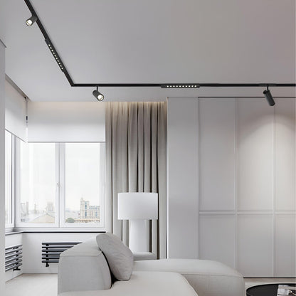 Modern Minimalist Mainless Lighting Magnetic DIY Track LED Recessed Ceiling Light - Flyachilles