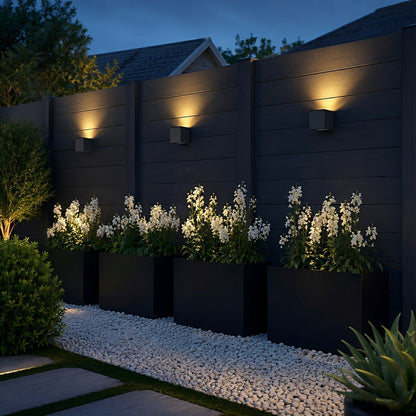 Modern Minimalist Outdoor LED Waterproof Exterior Wall Light for Courtyard Fence - Flyachilles