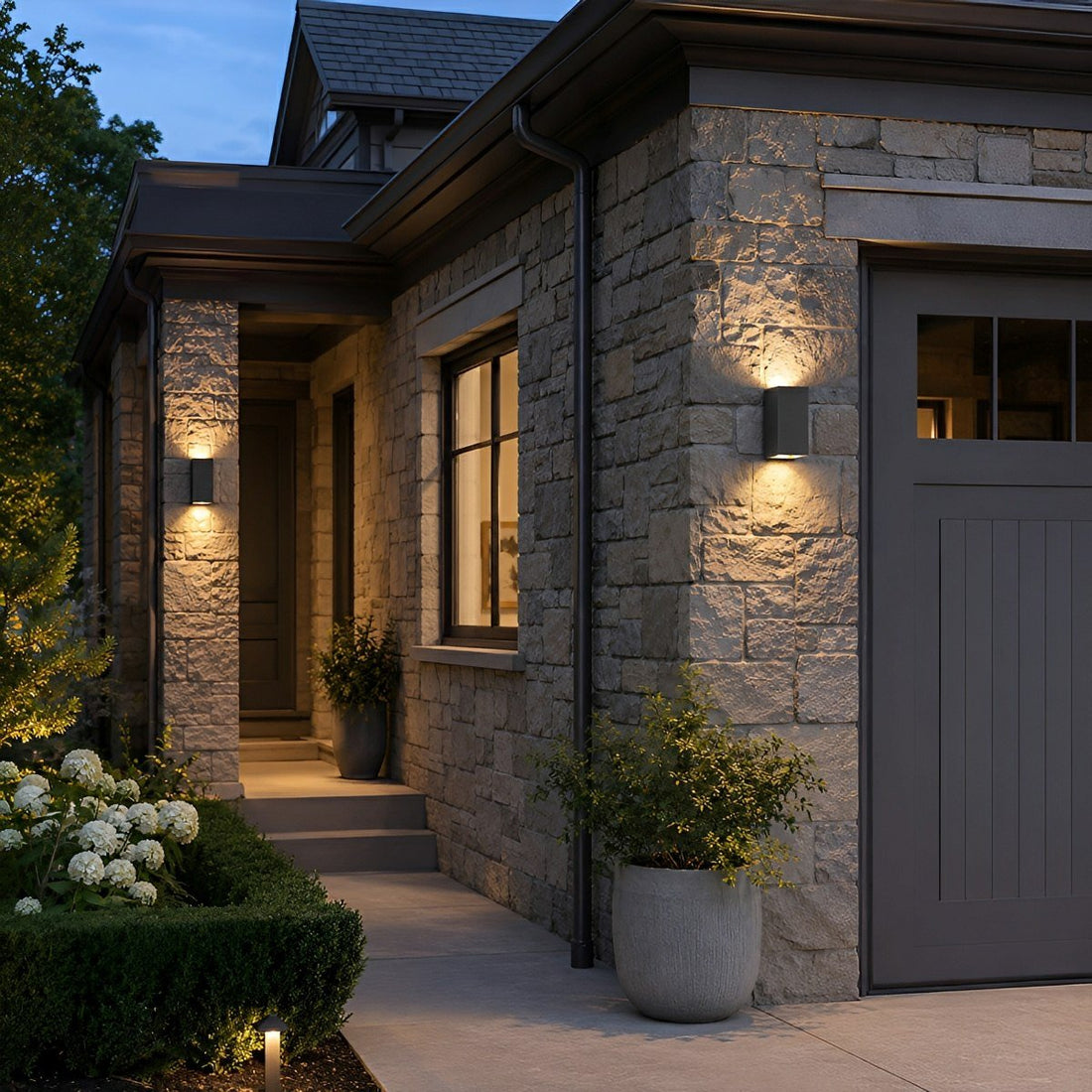 Modern Minimalist Outdoor LED Waterproof Exterior Wall Light for Courtyard Fence - Flyachilles