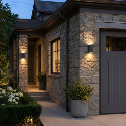 Modern Minimalist Outdoor LED Waterproof Exterior Wall Light for Courtyard Fence - Flyachilles