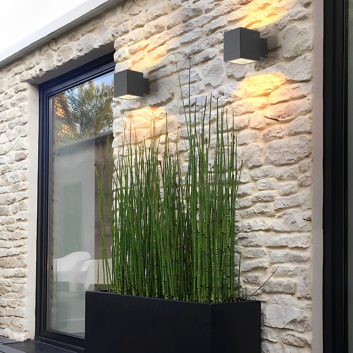 Modern Minimalist Outdoor LED Waterproof Exterior Wall Light for Courtyard Fence - Flyachilles