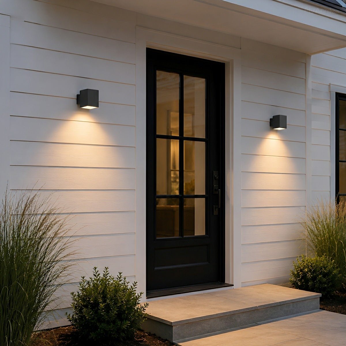 Modern Minimalist Outdoor LED Waterproof Exterior Wall Light for Courtyard Fence - Flyachilles