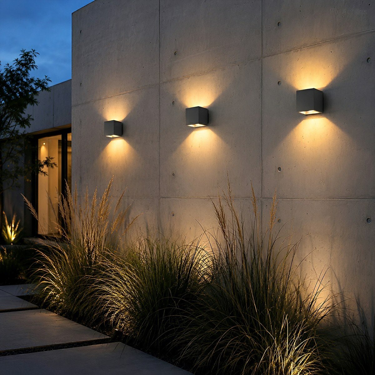 Modern Minimalist Outdoor LED Waterproof Exterior Wall Light for Courtyard Fence - Flyachilles