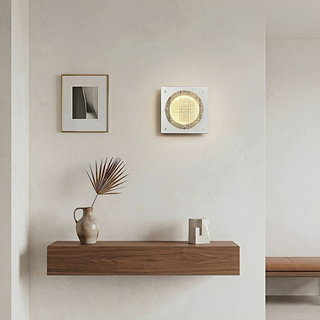 Modern Minimalist Oval LED Wall Sconce Stainless Steel Cage Wall Light - Flyachilles