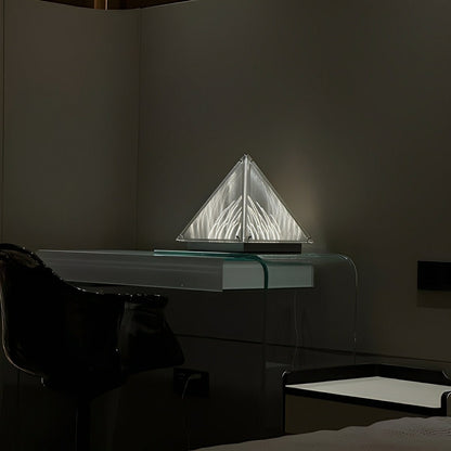 Modern Minimalist Pyramid Dimmable LED Table Lamp - Flyachilles