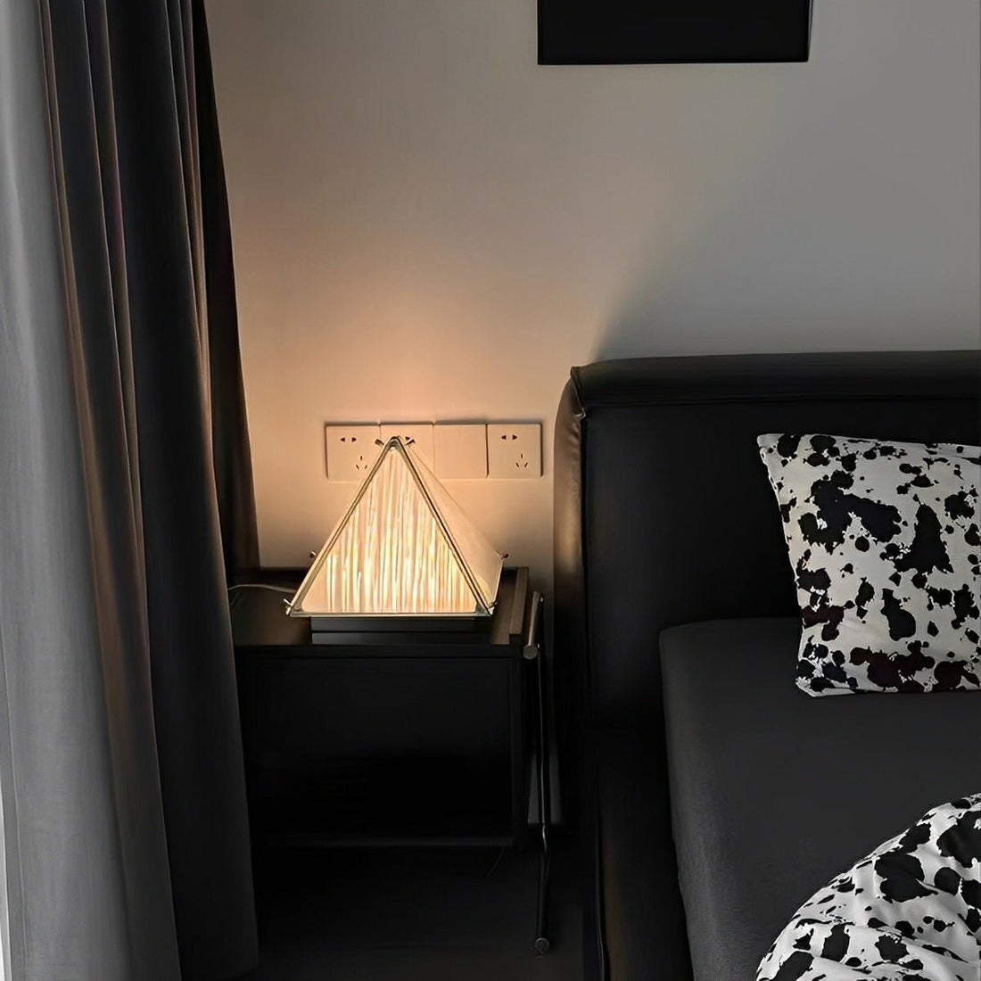Modern Minimalist Pyramid Dimmable LED Table Lamp - Flyachilles
