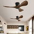 Modern Minimalist Sculptural DC Motor Reverse Ceiling Fan - Flyachilles