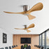 Modern Minimalist Sculptural DC Motor Reverse Ceiling Fan - Flyachilles
