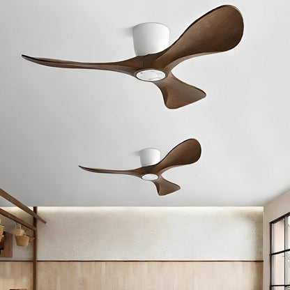 Modern Minimalist Sculptural DC Motor Reverse Ceiling Fan - Flyachilles