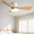 Modern Minimalist Sculptural DC Motor Reverse Ceiling Fan with Light - Flyachilles
