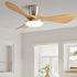 Modern Minimalist Sculptural DC Motor Reverse Ceiling Fan with Light - Flyachilles