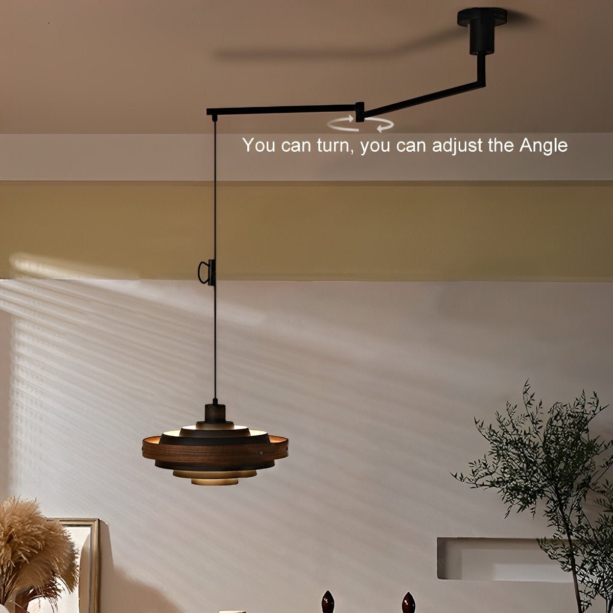 Modern Minimalist Shaded Drum Pendant Light - Flyachilles