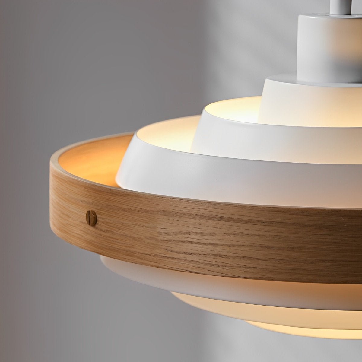 Modern Minimalist Shaded Drum Pendant Light - Flyachilles