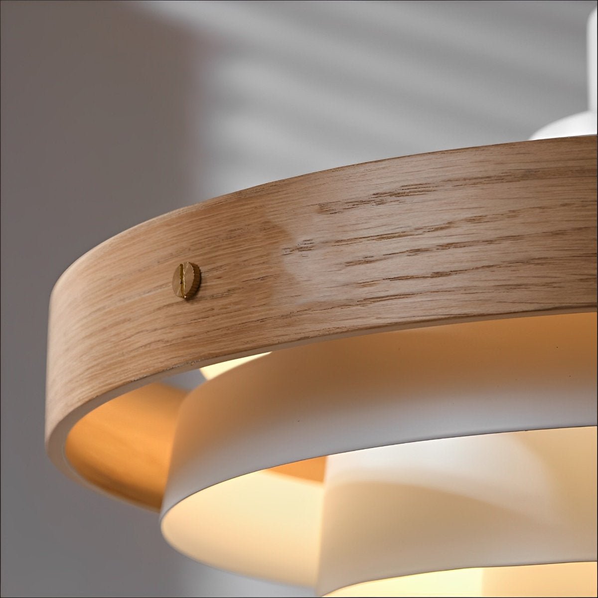 Modern Minimalist Shaded Drum Pendant Light - Flyachilles