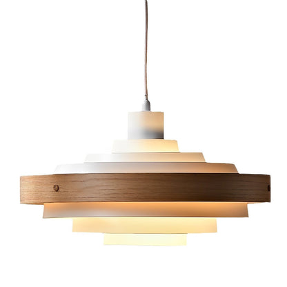 Modern Minimalist Shaded Drum Pendant Light - Flyachilles