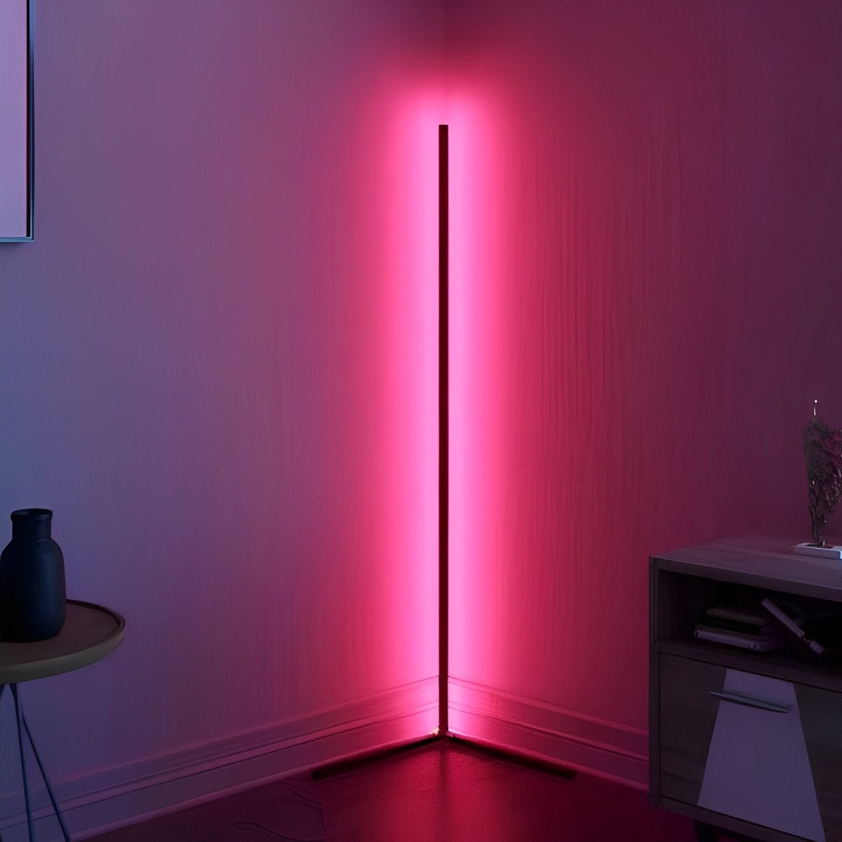 Modern Minimalist Smart LED Corner Floor Lamp Ambient Lightning - Flyachilles