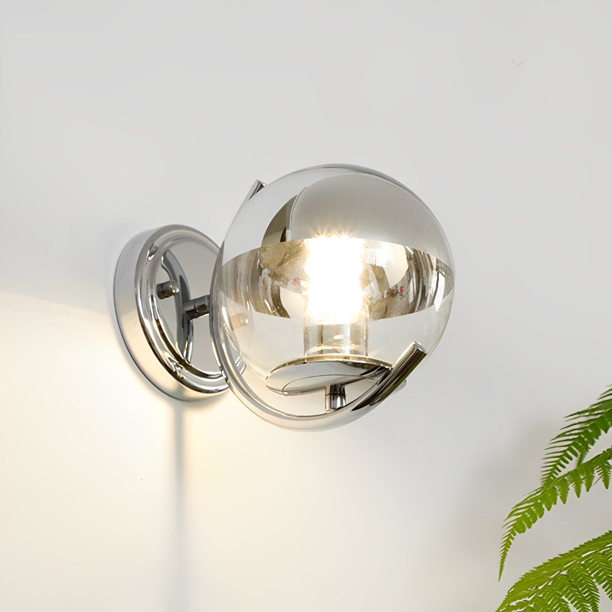 Modern Minimalist Space age Silver Wall Sconces Lights - Flyachilles