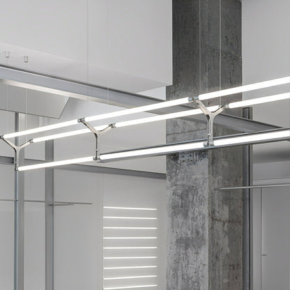 Modern Minimalist Three Forks Long Strip LED Pendant Lights - Flyachilles