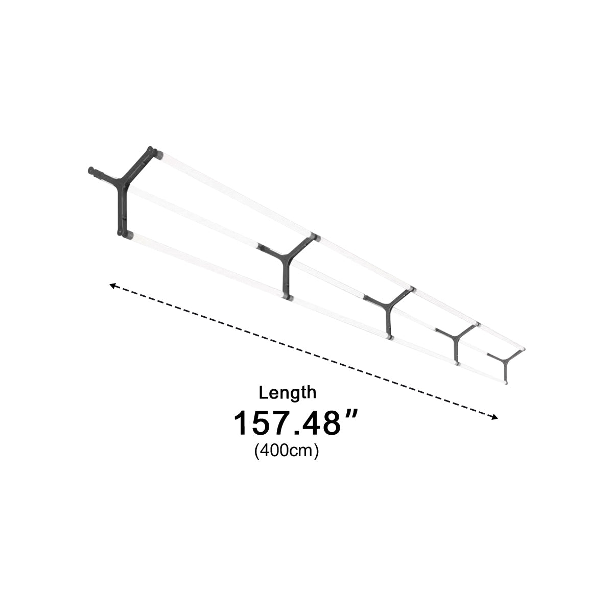 Modern Minimalist Three Forks Long Strip LED Pendant Lights - Flyachilles