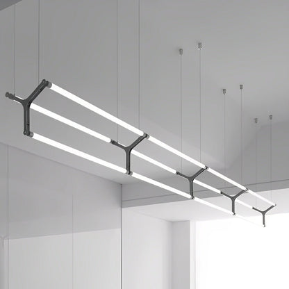 Modern Minimalist Three Forks Long Strip LED Pendant Lights - Flyachilles