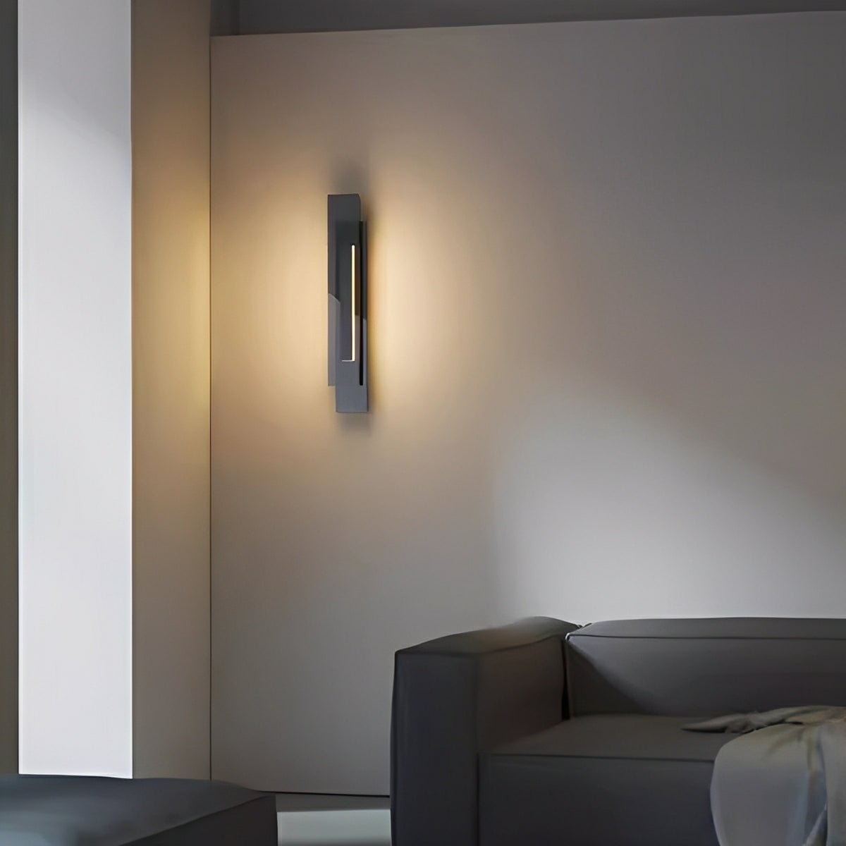 Modern Minimalist Tiered Glass LED Wall Sconce - Flyachilles