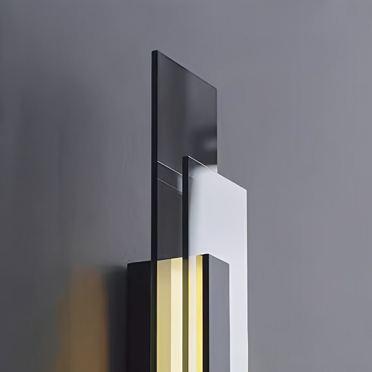 Modern Minimalist Tiered Glass LED Wall Sconce - Flyachilles