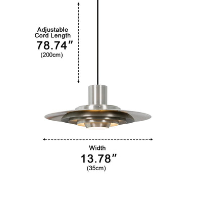 Modern Minimalist UFO Silhouette LED Pendant Light - Flyachilles