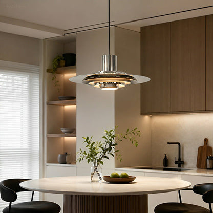 Modern Minimalist UFO Silhouette LED Pendant Light - Flyachilles