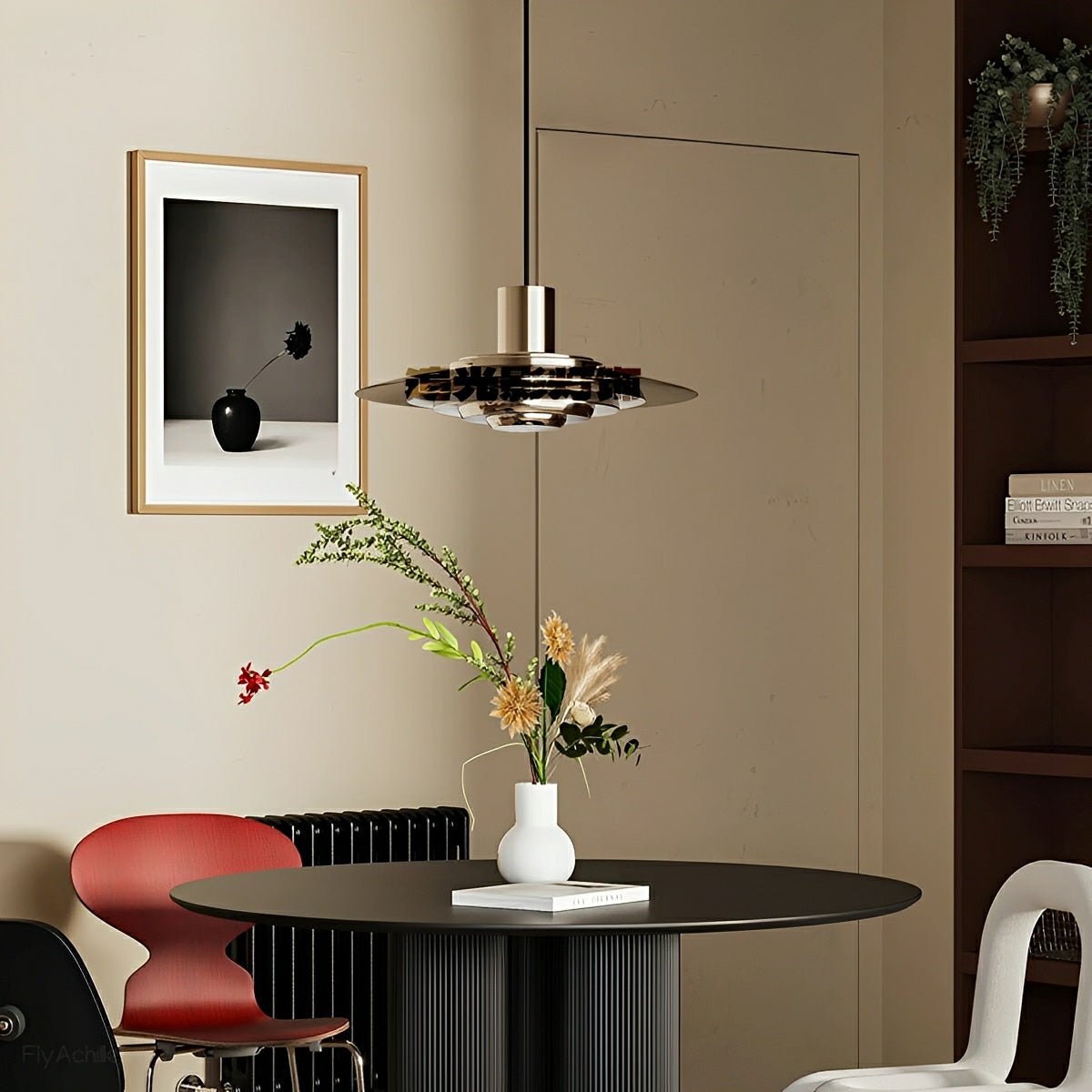 Modern Minimalist UFO Silhouette LED Pendant Light - Flyachilles