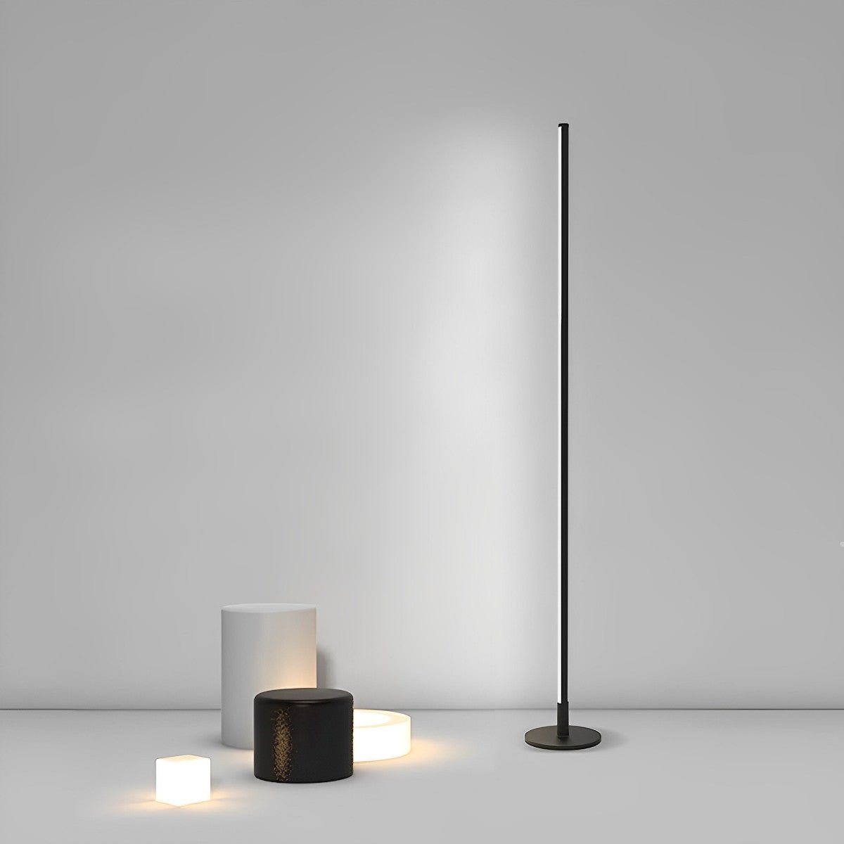 Modern Minimalist Ultra - thin LED Floor Lamp for Living Room Bedroom - Flyachilles