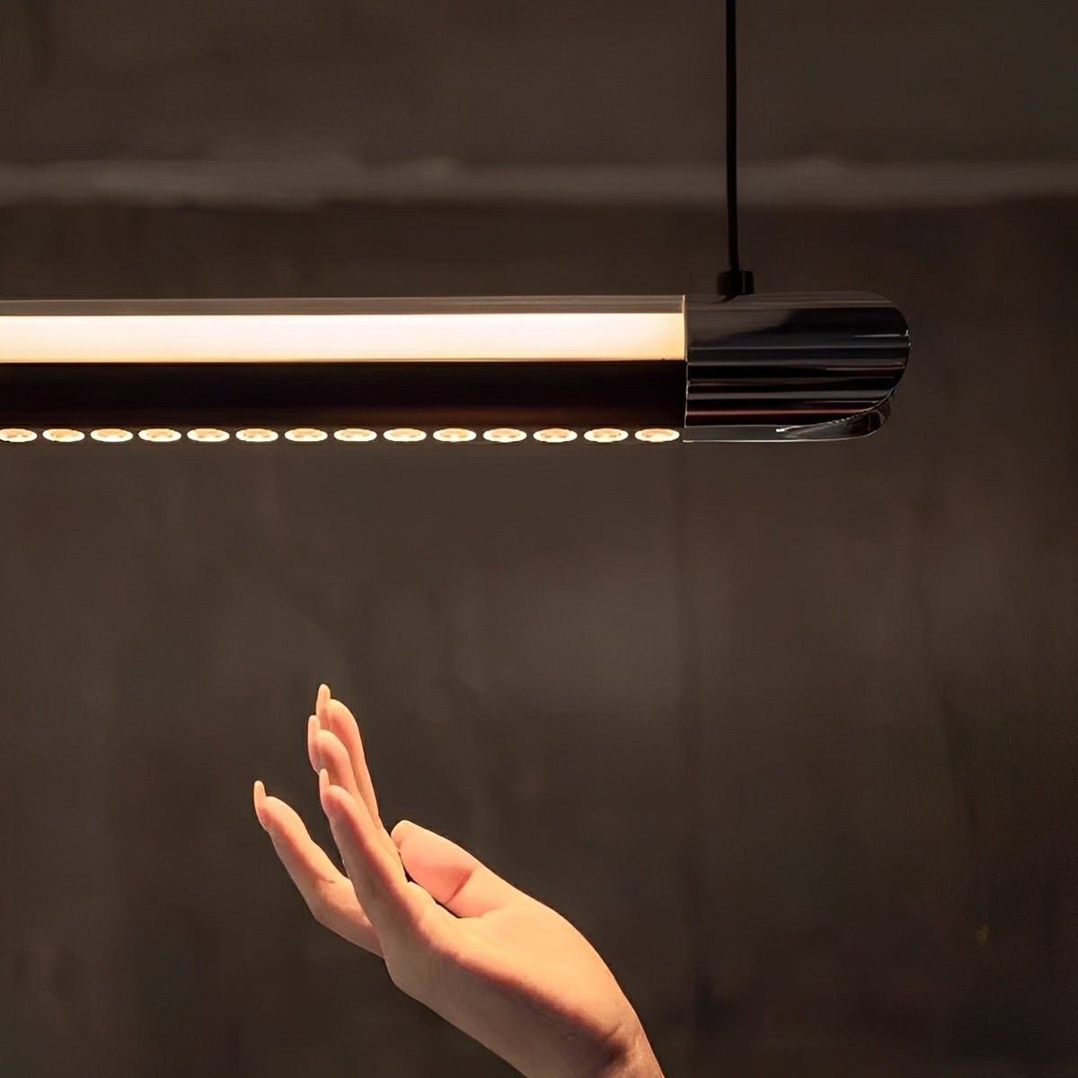 Modern Minimalist Up&amp;Down Dimmable Long Strip LED Pendant Lights - Flyachilles