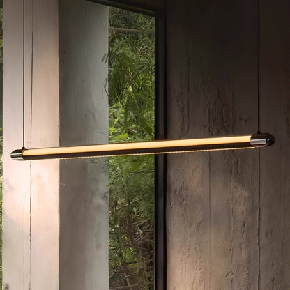 Modern Minimalist Up&amp;Down Dimmable Long Strip LED Pendant Lights - Flyachilles
