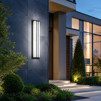 Modern Minimalist Waterproof Rectangular LED Outdoor Wall Light - Flyachilles