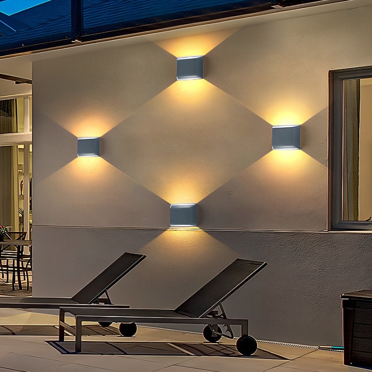 Waterproof Modern Up and Down Lights LED Outdoor Wall Lights Wall ...