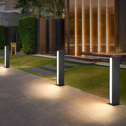 Modern Minimalist Waterproof Rectangular Outdoor LED Lawn Pathway Lights - Flyachilles