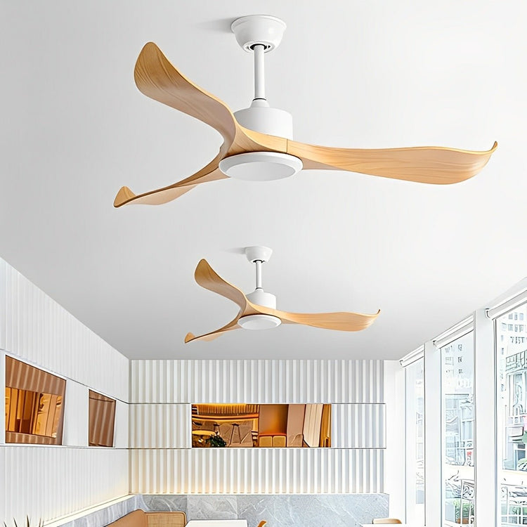 Modern Minimalist Wing - inspired Blade DC Motor Reverse Ceiling Fan - Flyachilles
