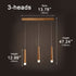 Modern Minimalist Wood Art Firewood Stick Pendant Lights - Flyachilles