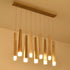 Modern Minimalist Wood Art Firewood Stick Pendant Lights - Flyachilles