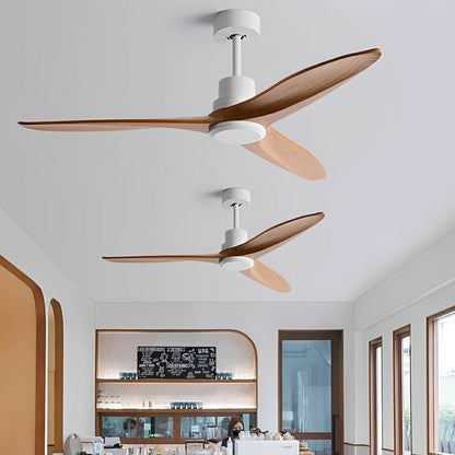 Modern Minimalist Wood DC Motor Reverse Ceiling Fan - Flyachilles