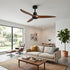 Modern Minimalist Wood DC Motor Reverse Ceiling Fan - Flyachilles