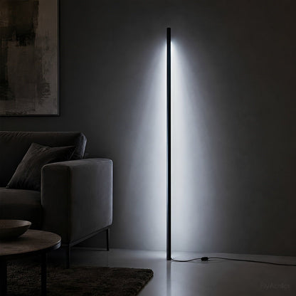 Modern Minimalist Wood LED Linear LED Floor Lamp - Flyachilles